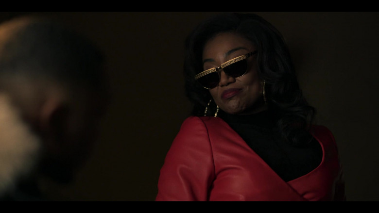 Versace Women's Sunglasses of Patina Miller as Raquel Thomas in Power Book III Raising Kanan S01E07 Stay in Your Lane (2021)