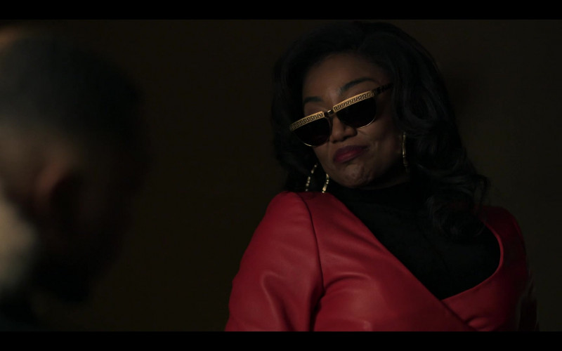Versace Women’s Sunglasses of Patina Miller as Raquel Thomas in Power Book III Raising Kanan S01E07 Stay in Your Lane (2021)