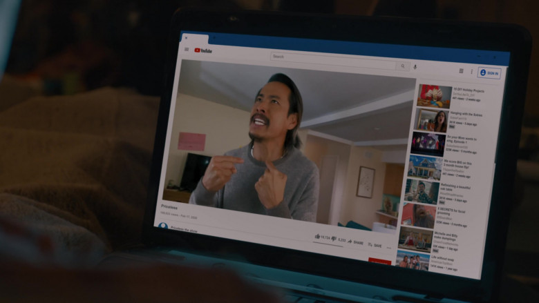 Youtube Website in On the Verge S01E11 What Comes Next (2021)