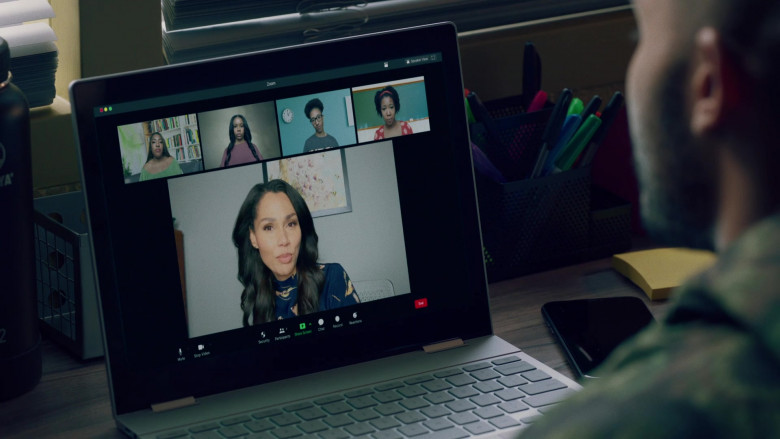 Zoom Video Conferencing App in Queen Sugar S06E01 If You Could Enter Their Dreaming (2021)