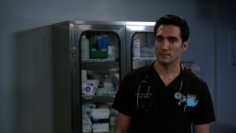 3M Littmann Stethoscope of Dominic Rains as Dr. Crockett Marcel in Chicago Med S07E05 Change Is a Tough Pill to Swallow (2021)