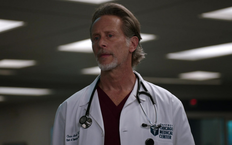 3M Littmann Stethoscope of Steven Weber as Dr. Dean Archer in Chicago Med S07E05 Change Is a Tough Pill to Swallow (2021)