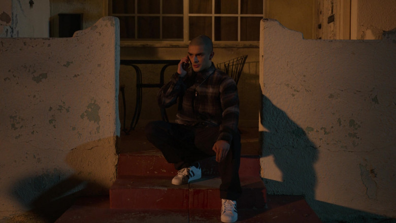 Adidas Superstar Sneakers Worn by Diego Tinoco as Cesar Diaz in On My Block S04E05 Chapter Thirty-Three (2)