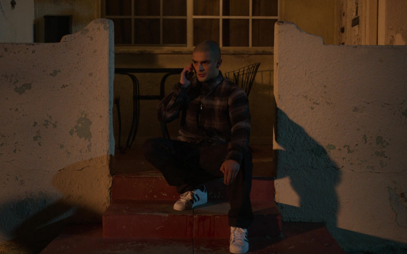Adidas Superstar Sneakers Worn by Diego Tinoco as Cesar Diaz in On My Block S04E05 Chapter Thirty-Three (2)