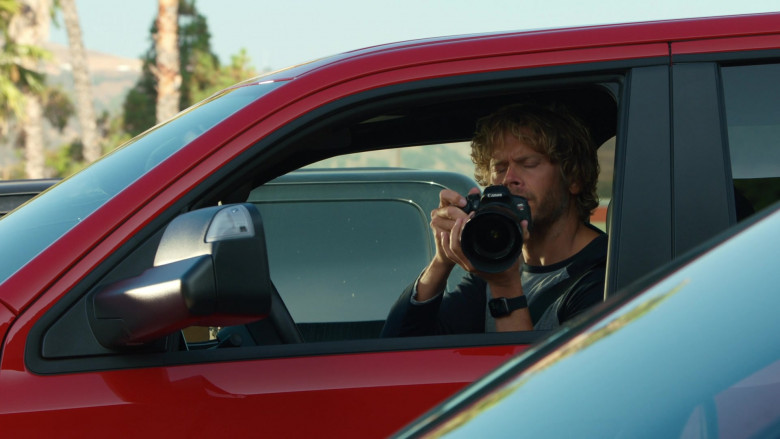Canon Camera of Eric Christian Olsen as Marty Deeks in NCIS Los Angeles S13E03 Indentured (2021)