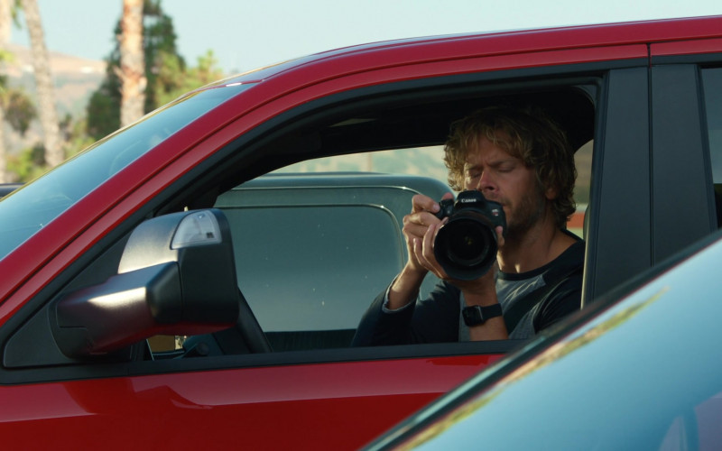 Canon Camera of Eric Christian Olsen as Marty Deeks in NCIS Los Angeles S13E03 Indentured (2021)