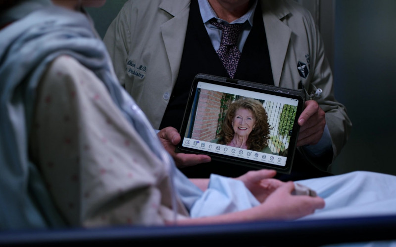 FaceApp photo and video editing application by Wireless Lab in Chicago Med S07E03 TV Show (1)
