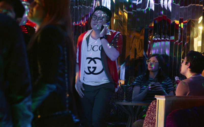 Gucci Men’s T-Shirt in Awkwafina is Nora From Queens S02E09 The Simple Life (2021)