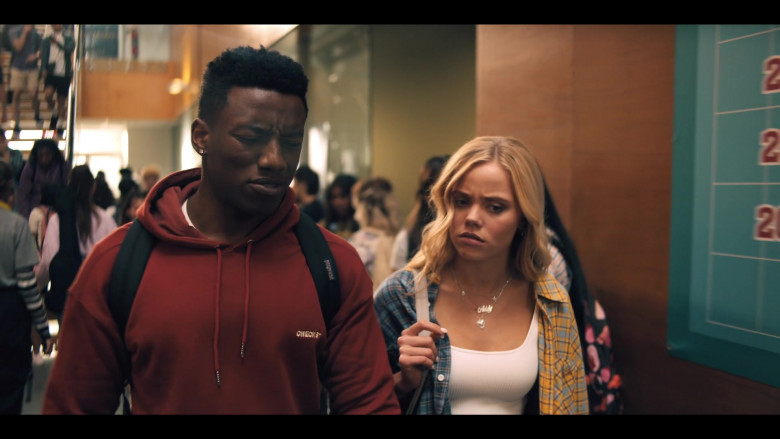 JanSport Backpack of Chibuikem Uche as Cooper Clay in One Of Us Is Lying S01E02 One of Us Is Grieving (2021)