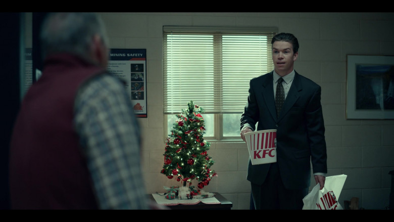 KFC Restaurant Fast Food Held by Will Poulter as Billy Cutler in Dopesick S01E01 First Bottle (2021)