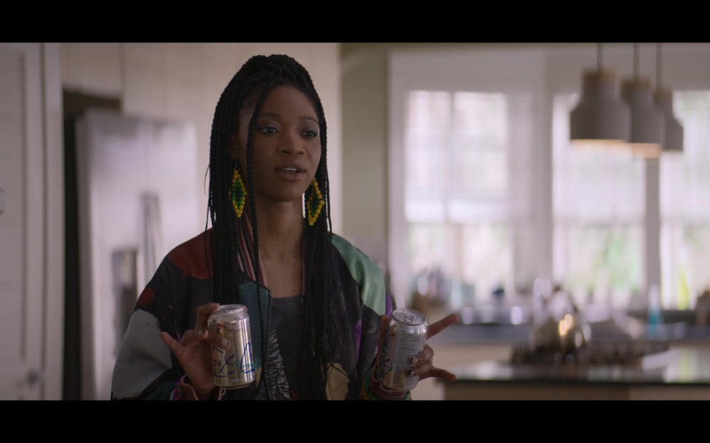 LaCroix Sparkling Water Cans Held by Actress in The Baby-Sitters Club S02E02 Claudia and the New Girl (2021)