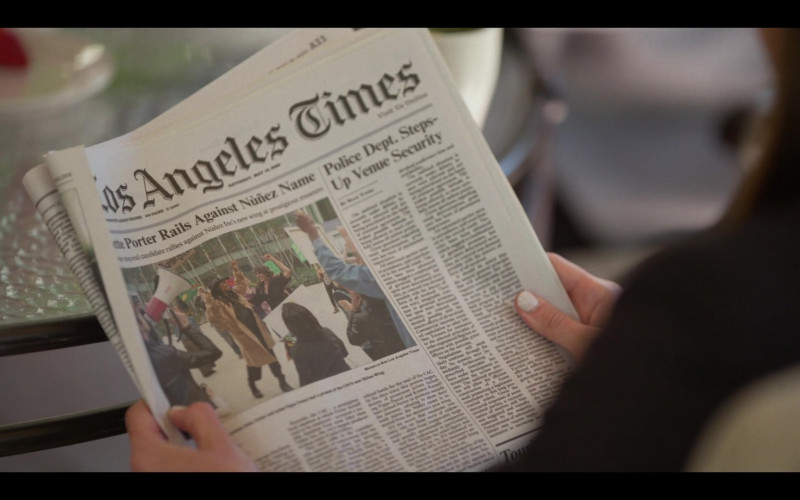 Los Angeles Times Newspaper in The L Word Generation Q S02E09 Last Dance (1)