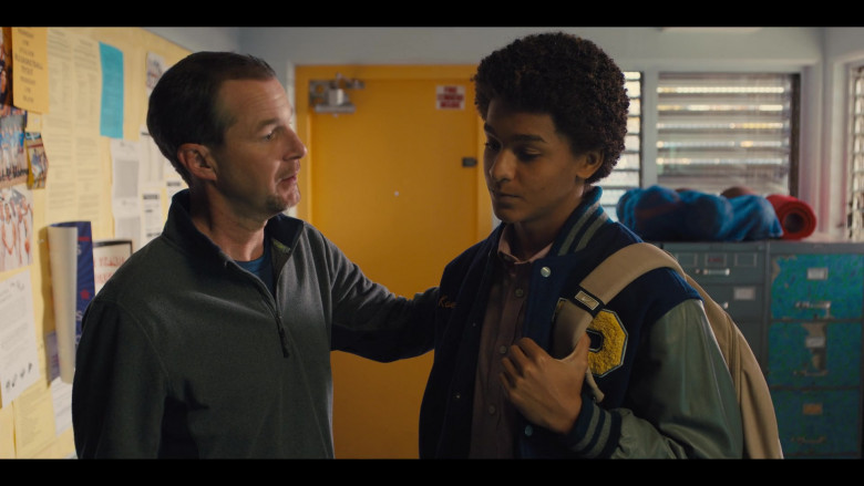 Nike Backpack of Jaden Michael as Young Colin Kaepernick in Colin in Black & White S01E04 The Decision (2021)