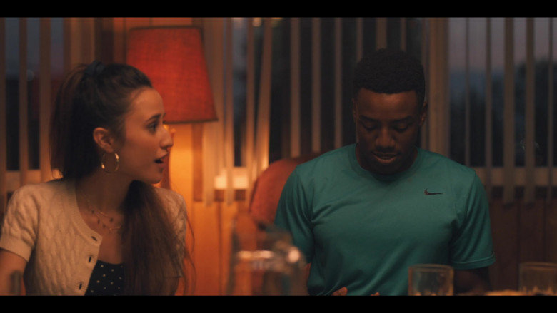 Nike Green T-Shirt of Chibuikem Uche as Cooper Clay in One Of Us Is Lying S01E01 Pilot (2021)