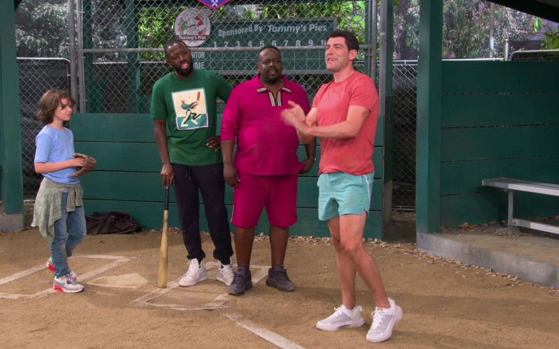Nike Men's Sneakers of Max Greenfield as Dave Johnson in The Neighborhood S04E03 Welcome to the Sister From Another Mister (2021)