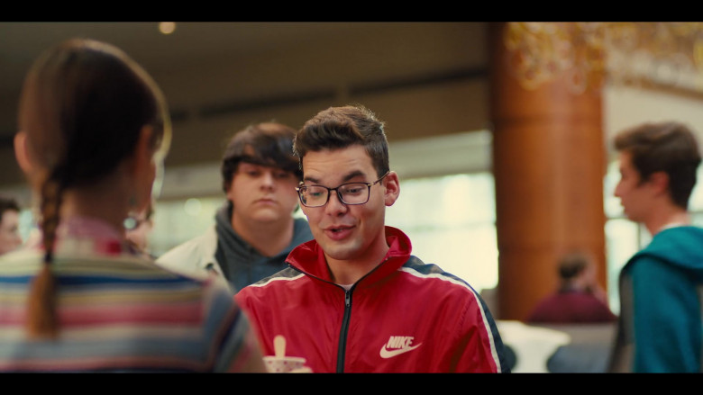 Nike Red Track Jacket For Men in Colin in Black & White S01E03 Road Trip (2021)
