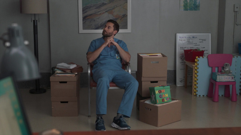 ON Men's Shoes of Ryan Eggold as Dr. Max Goodwin in New Amsterdam S04E04 Seed Money (2021)