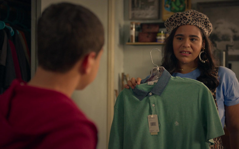 Original Penguin Polo Shirt Held by Jessica Marie Garcia as Jasmine in On My Block S04E02 Chapter Thirty (2021)