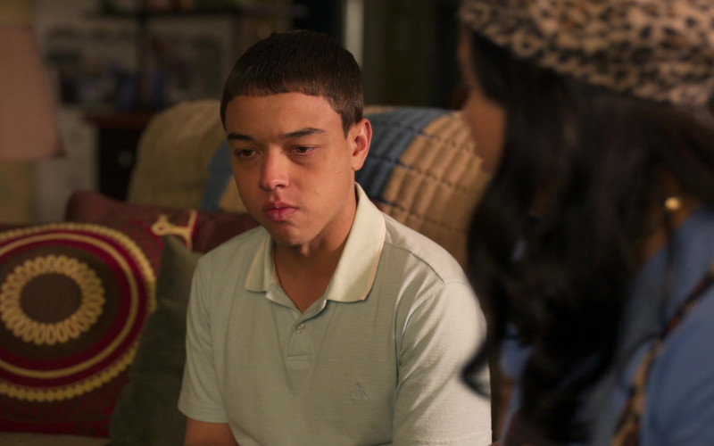 Original Penguin Polo Shirt Worn by Jason Genao as Ruby Martinez in On My Block S04E02 "Chapter Thirty" (2021)