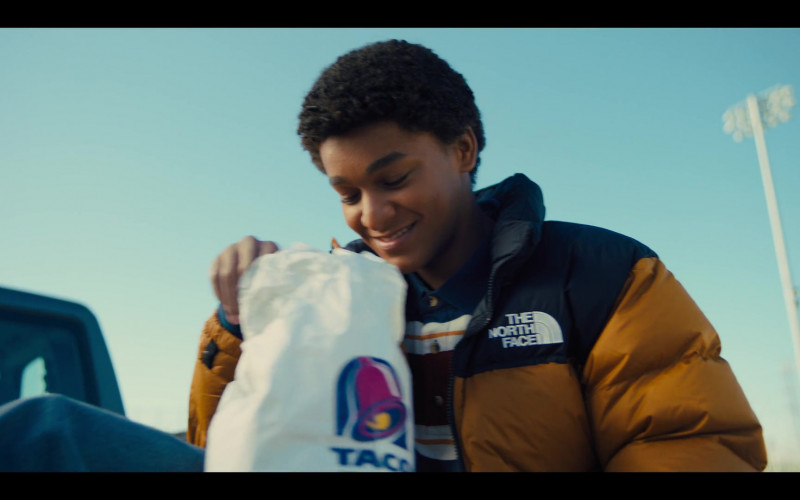 Taco Bell Fast Food Enjoyed by Jaden Michael as Young Colin Kaepernick in Colin in Black & White S01E06 "Dear Colin" (2021)