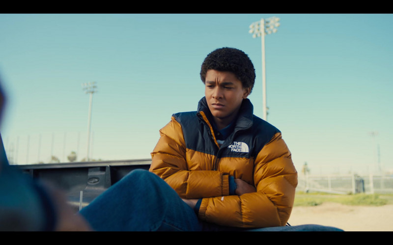 The North Face Jacket Worn by Jaden Michael as Young Colin Kaepernick in Colin in Black & White S01E06 Dear Colin (2021)