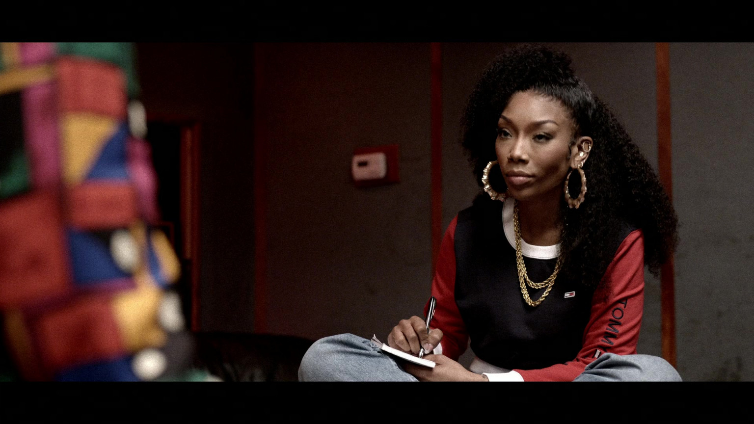 Tommy Hilfiger Women's Top Of Brandy Norwood As Naomi 'Xplicit Lyrics