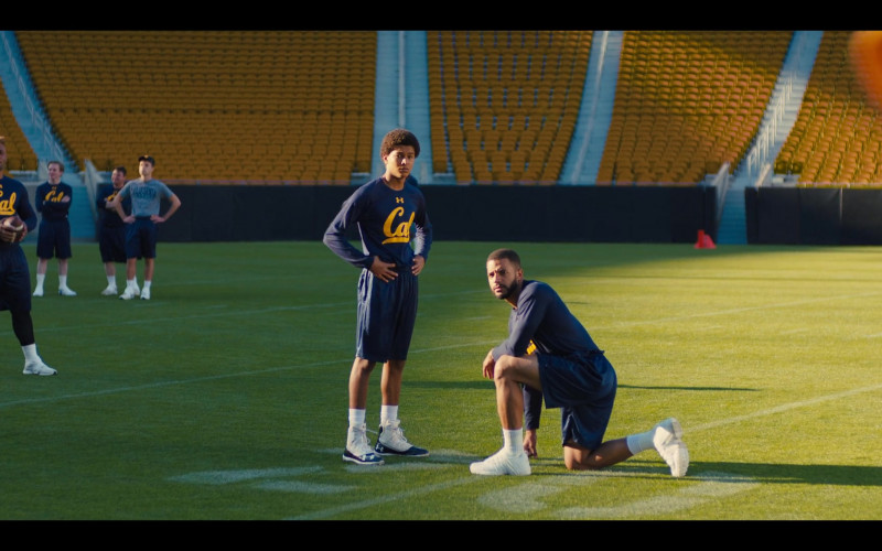 Under Armour Top and Football Shoes of Jaden Michael as Young Colin Kaepernick in Colin in Black & White S01E06 "Dear Colin" (2021)