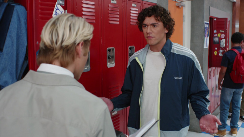 Adidas Men's Jacket and Shorts Tracksuit of Belmont Cameli as Jamie Spano in Saved by the Bell S02E08 The Gift (1)
