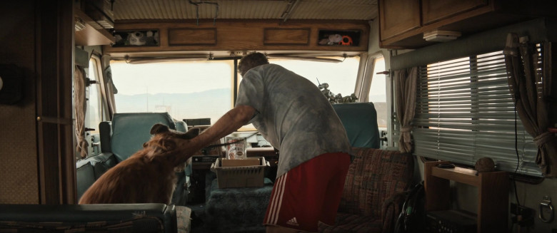 Adidas Red Shorts of Tom Hanks in Finch Movie (1)