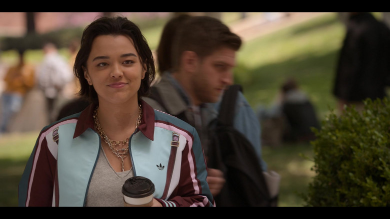 Adidas Women’s Jacket of Midori Francis as Alicia in The Sex Lives of College Girls S01E04 Kappa (2021)