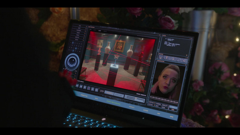 Alienware Laptop Computer Used by Ricky Norwood as Reggie in The Princess Switch 3 Romancing the Star (1)