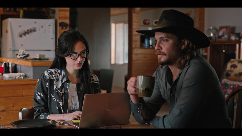 Asus Laptop Computer in Yellowstone S04E05 Under a Blanket of Red (1)