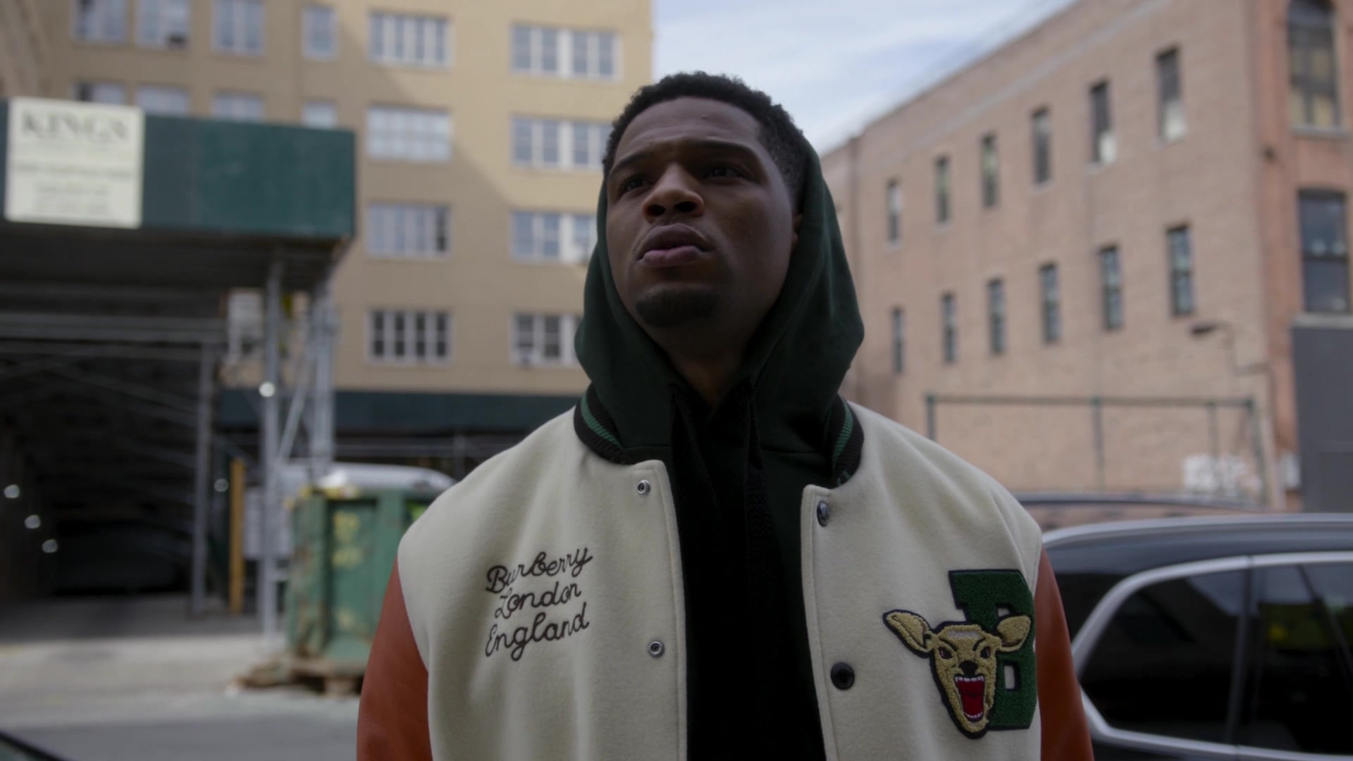Burberry Men's Jacket In Book Ghost S02E02 "Selfless Acts?"
