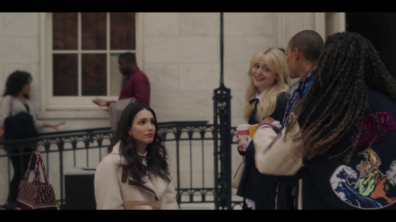 Christian Dior Handbag of Zión Moreno as Luna La in Gossip Girl S01E08 Posts on a Scandal (1)