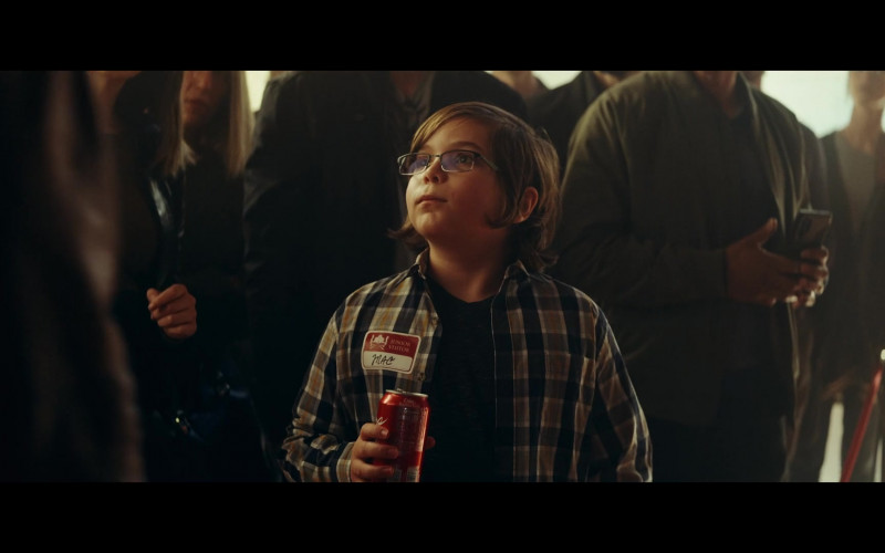 Coca-Cola Soda Can Held by Boy in Red Notice (2021)