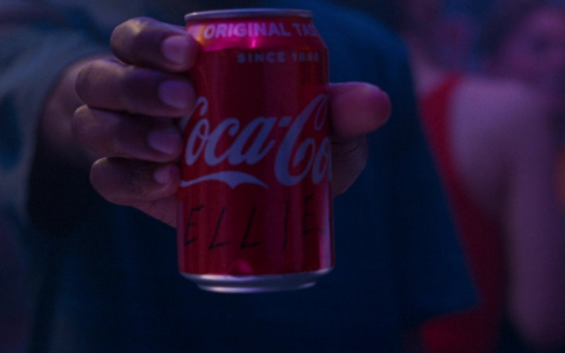 Coca-Cola Soda Can Held by Michael Ajao as John in Last Night in Soho (1)