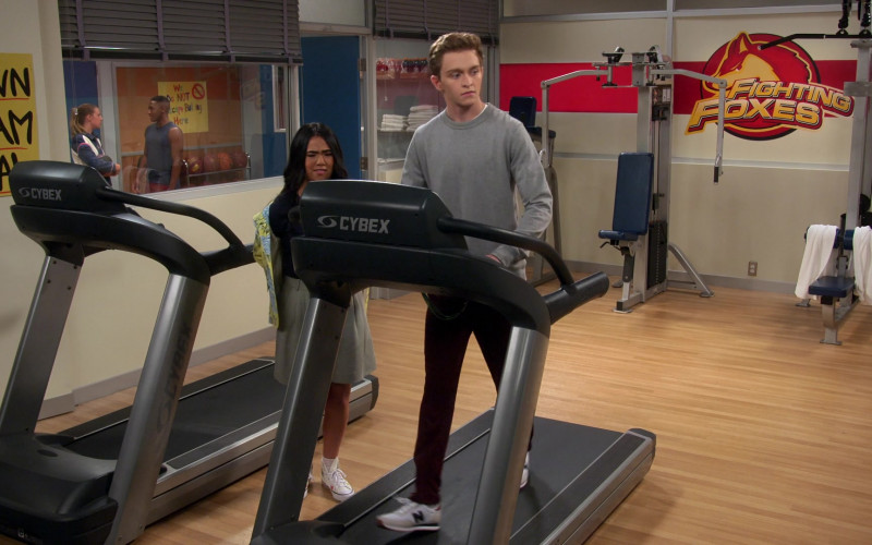 Cybex Treadmill Used by Gavin Lewis as Luke Burrows in Head of the Class S01E04 The Stare-Master (2021)