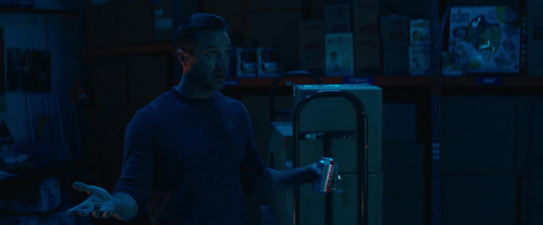 Diet Coke Can Held by Devon Sawa as Ken in Black Friday (2021)