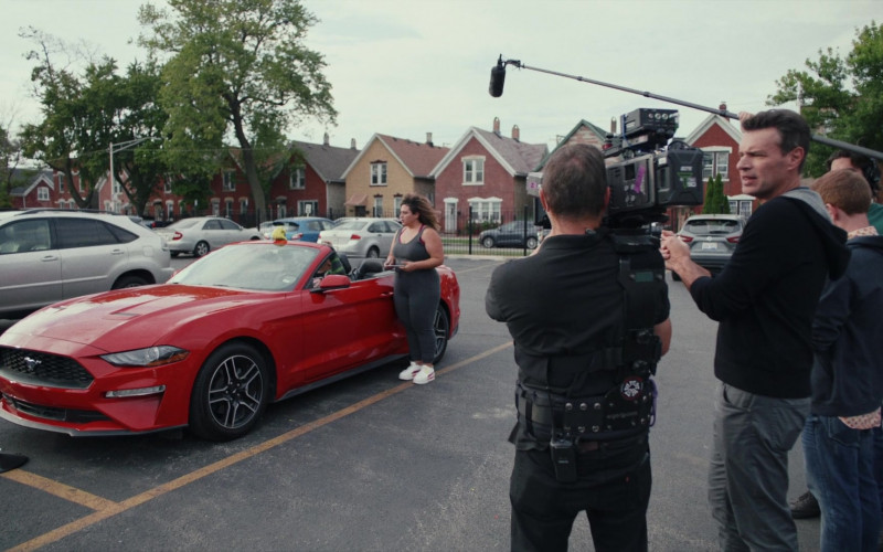 Ford Mustang Convertible Red Car in The Big Leap S01E07 "Episode 7: Revenge Plot" (2021)