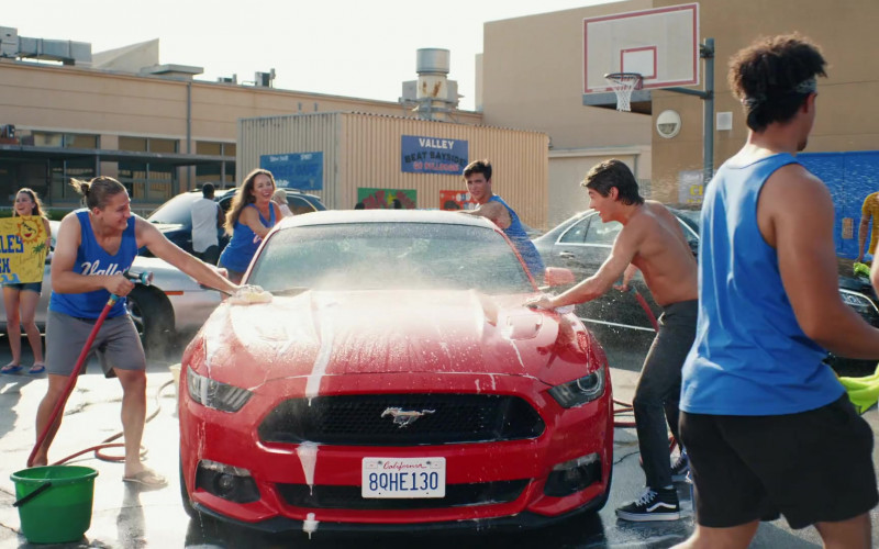 Ford Mustang Red Car in Saved by the Bell S02E05 "From Curse to Worse" (2021)