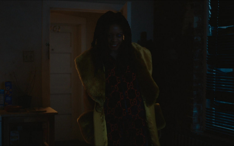 Gucci Outfit of Naomie Harris as Frances Barrison – Shriek in Venom Let There Be Carnage (2021)