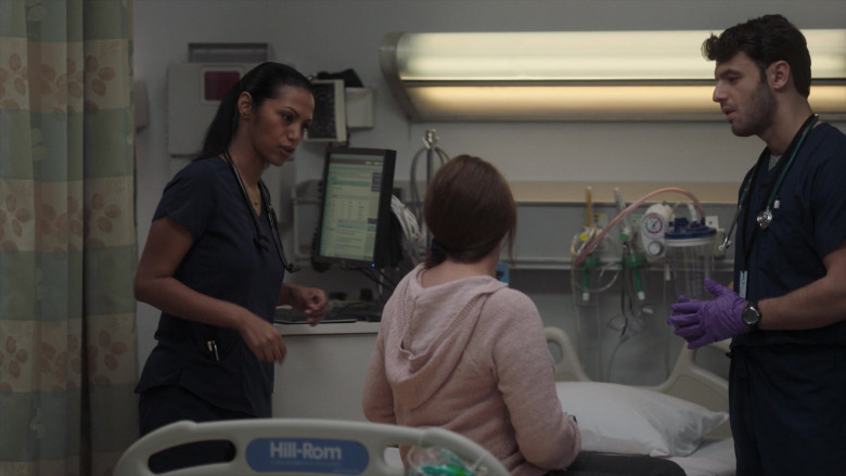 Hill-Rom Hospital Bed in New Amsterdam S04E10 Death Is the Rule. Life Is the Exception (2021)