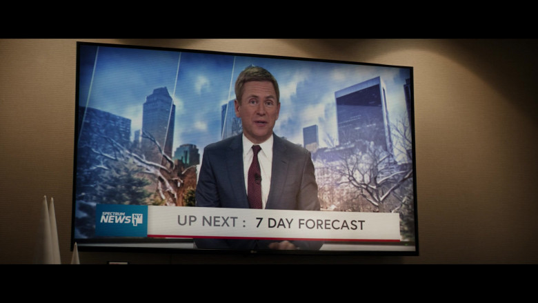 LG TV and Spectrum News NY1 Television Channel in Hawkeye S01E01 Never Meet Your Heroes (2021)