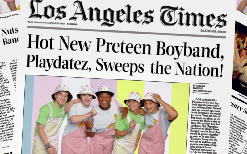 Los Angeles Times Newspaper in Saved by the Bell S02E08 "The Gift" (2021)