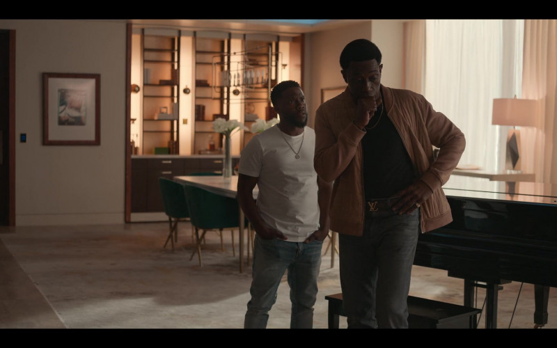 Louis Vuitton Men's Belt of Wesley Snipes as Carlton in True Story S01E03 Chapter 3 Victory Lap (2021)