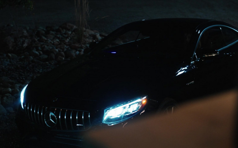 Mercedes-Benz AMG S63 Coupe Black Car Driven by Kelly Reilly as Beth Dutton in Yellowstone S04E04 Winning or Learning (1)