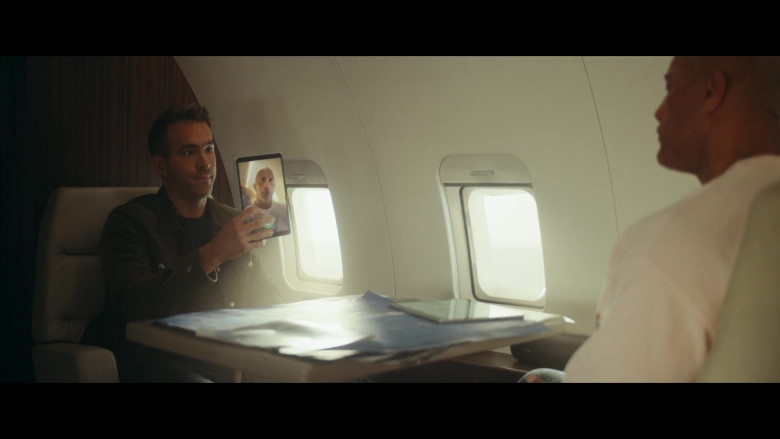 Microsoft Surface Neo Dual-Screen Tablet Device Used by Ryan Reynolds as Nolan Booth in Red Notice (2021) (3)