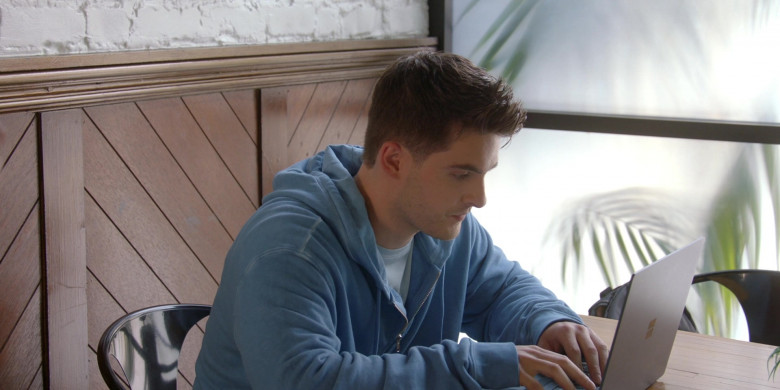 Microsoft Surface Notebook Computer of Cody Christian as Asher Adams in All American S04E03 All I Need (1)