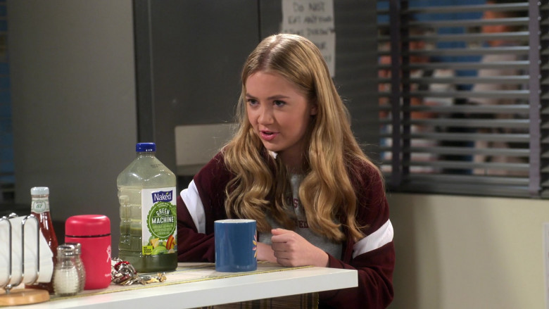 Naked Juice Green Machine Juice Smoothie Enjoyed by Katie Beth Hall as Sarah Watson in Head of the Class S01E07 The Escalante Minute (2021)