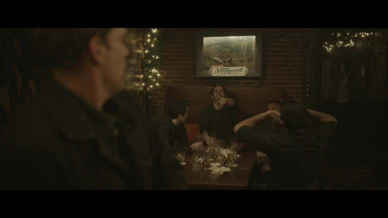 Narragansett Beer Sign in Dexter New Blood S01E01 Cold Snap (2021)